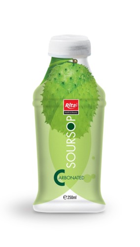 250ml Bottle carbonate soursop juice